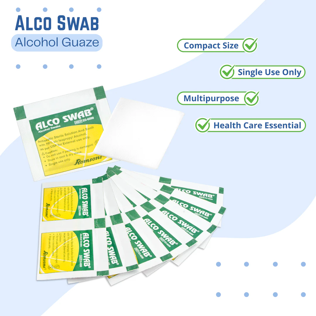 Alcohol Swab Romsons thumbnail 2