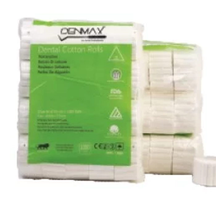Cotton Rolls - 8mm x 37mm Denmax product image