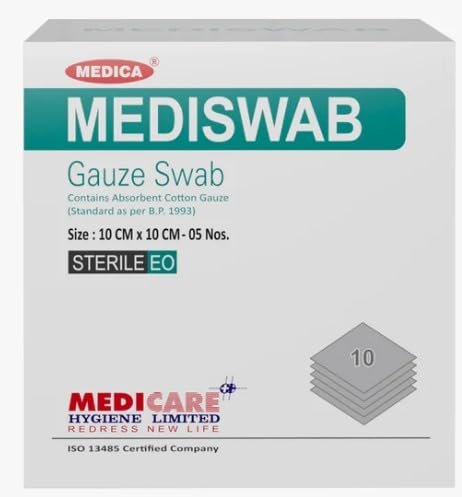 Gauze Swab 10×10cm 12 Ply Mediswab product image
