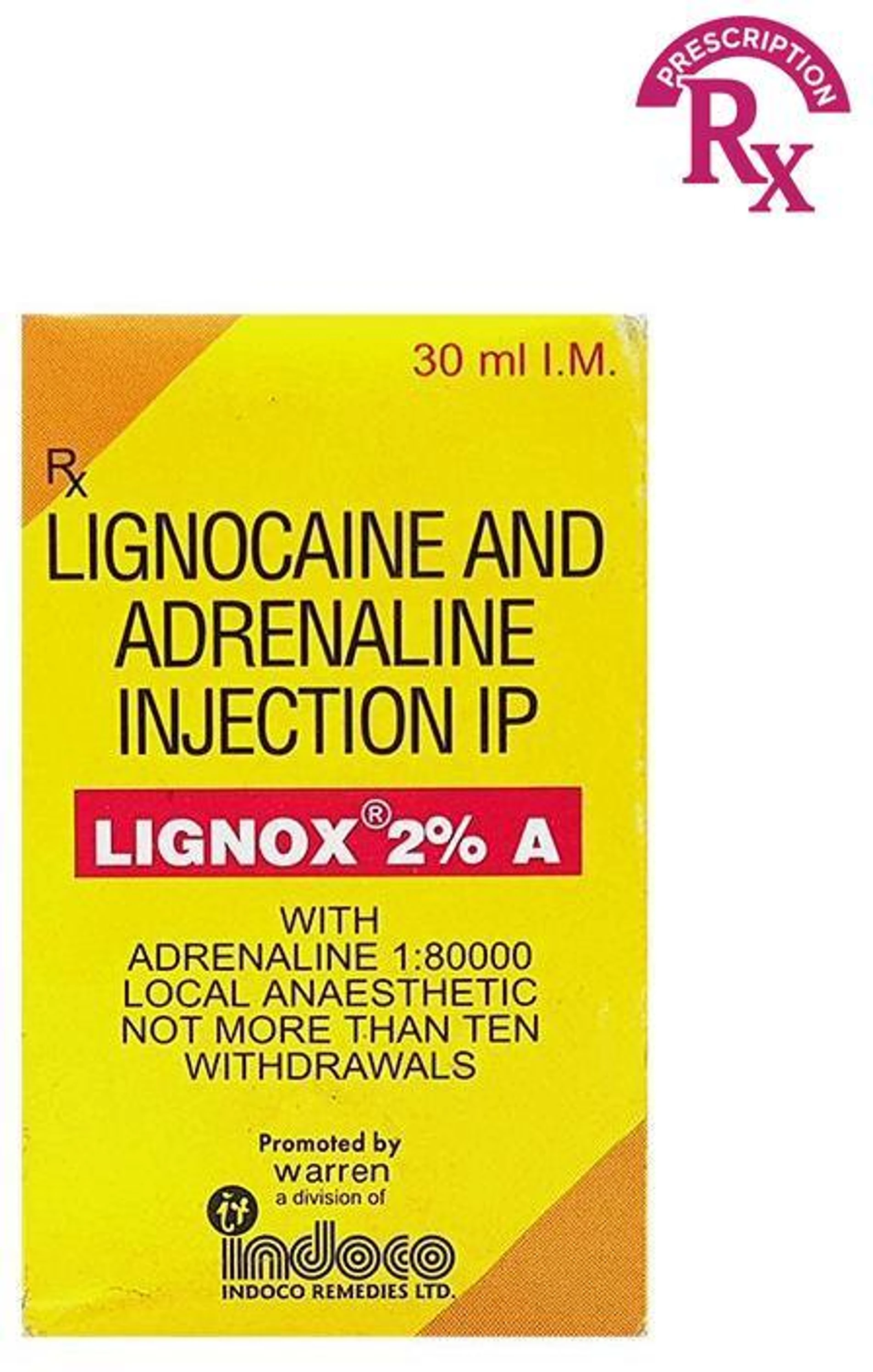 Injection IP-2%(30ml)- Lignox thumbnail 2