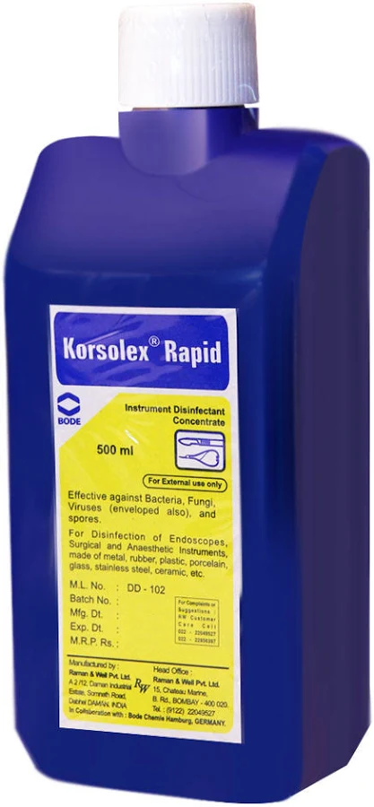 Korsolex Rapid 500 ml Instrument Disinfectant -Raman & Weil product image