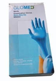 Nitrile Examination Gloves MS053 (Blue) – GLOMED+ product image