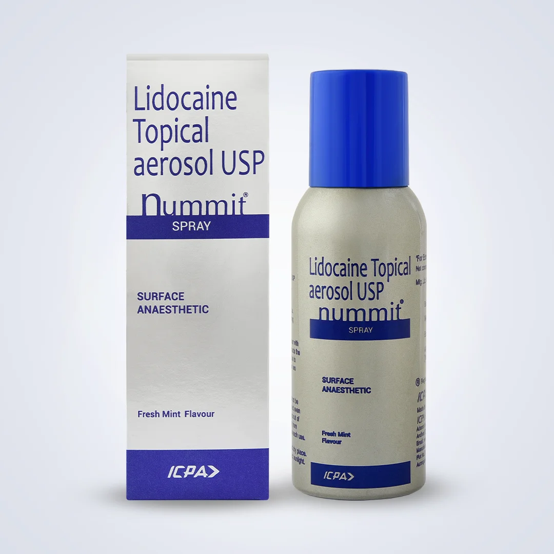Nummit Topical Anesthetic Spray (100g) – ICPA Health Products product image
