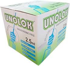 Syringe 2.5ml Luer Lock with Needle 26G (100 Pieces) – Unolok HMD thumbnail 2