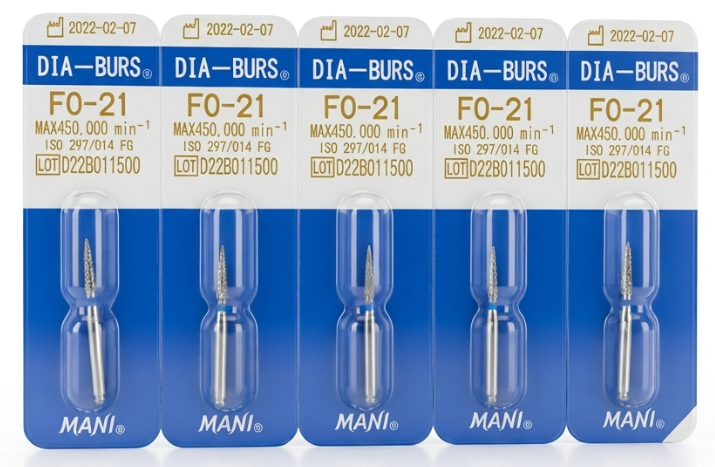 Mani Diamond Burs (Flame Ogival)/FO Series Regular Shank product image