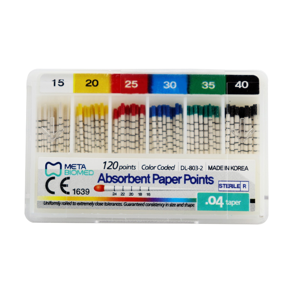 Meta Absorbent Paper Points - 4% Taper thumbnail 2