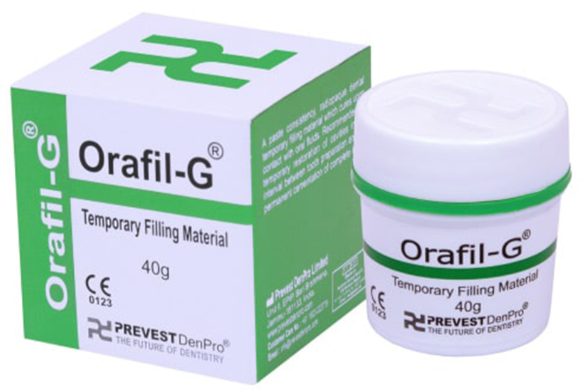 Prevest Denpro Orafil G Temporary Filling Material 40gm Jar by Prevest Denpro — buy wholesale in Hyderabad
